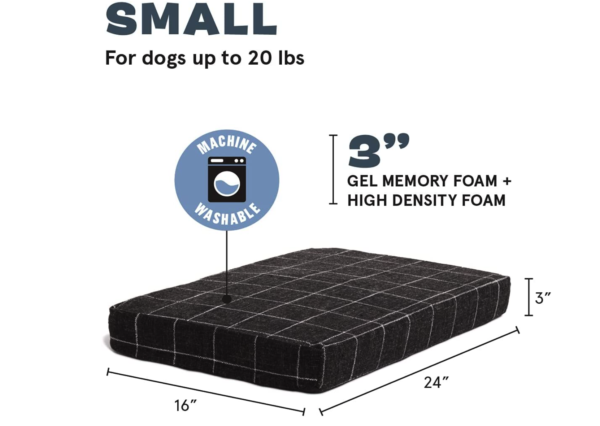 BARK Cooling Memory Foam Dog Bed (Sm)